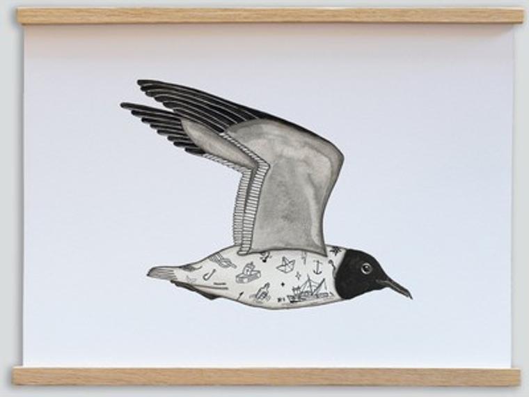 Plakattryk - Seagull